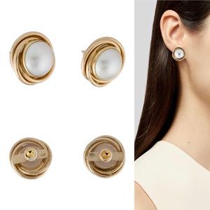 14K Pearl Stud Earrings (2)